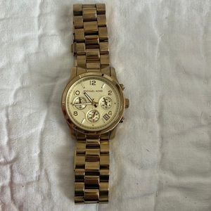 Gold Michael Kors watch